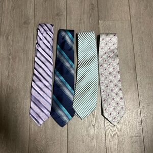 3/$20 Lot of 4 Men's Neck Ties Arrow/DKNY/Colors/Pronto Uomo Brands